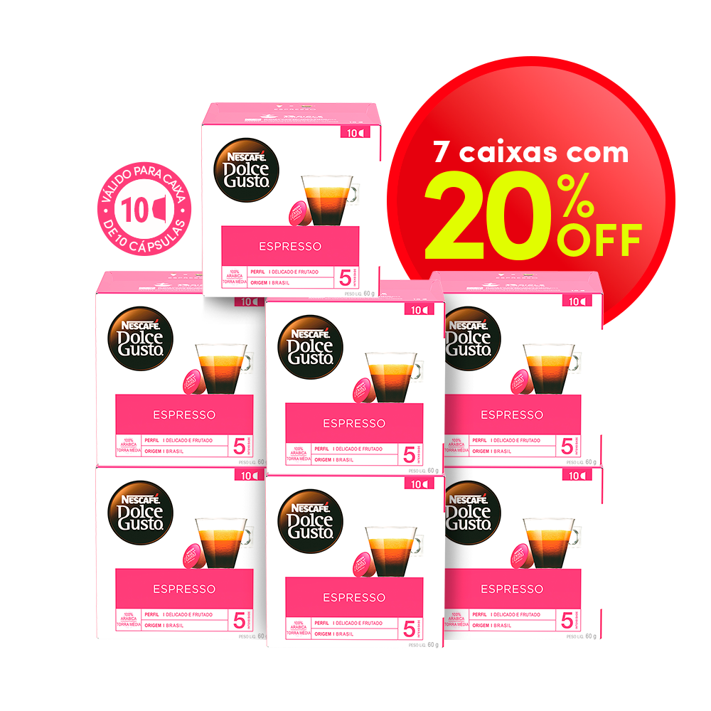 COMBO ESPRESSO 7 CAIXAS COM 20% OFF