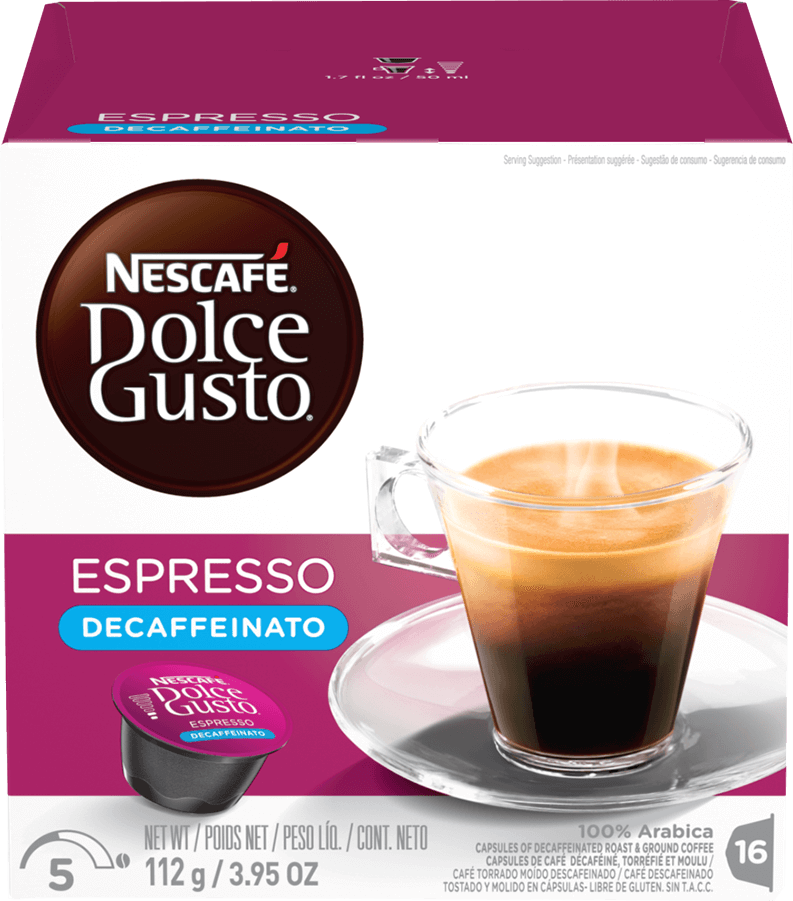 ESPRESSO DECAFFEINATO 16 cápsulas