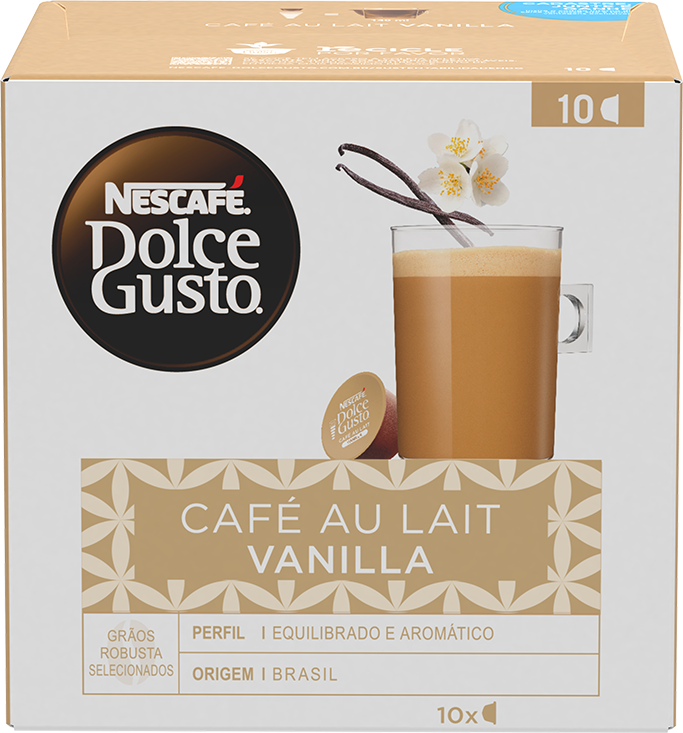 CAFÉ AU LAIT VANILLA 10 CÁPSULAS