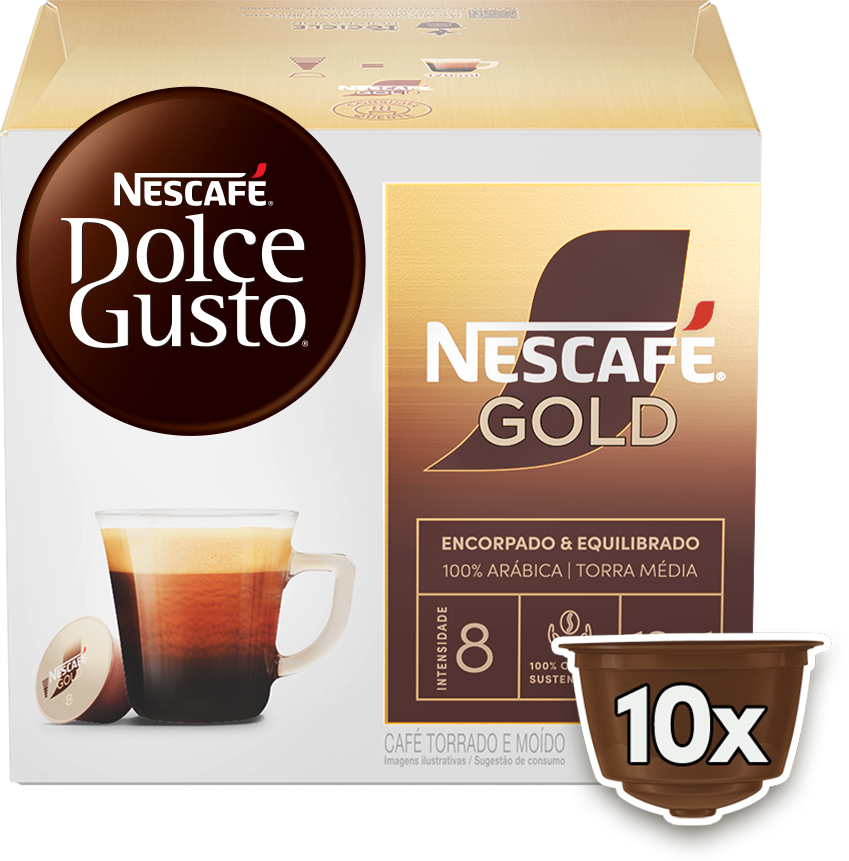 LUNGO NESCAFÉ GOLD 10 CÁPSULAS