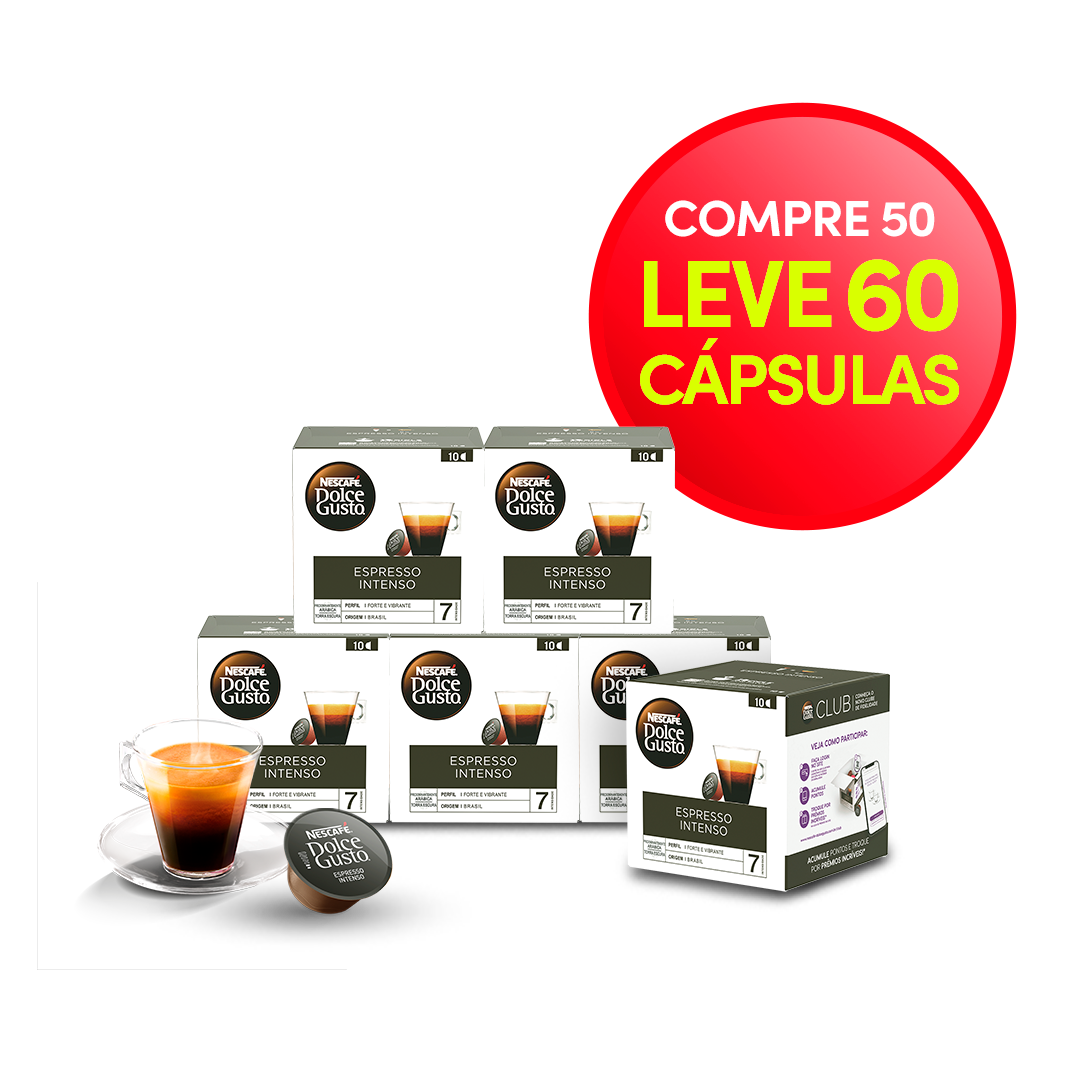 COMBO ESPRESSO INTENSO LEVE 60 PAGUE 50 CÁPSULAS