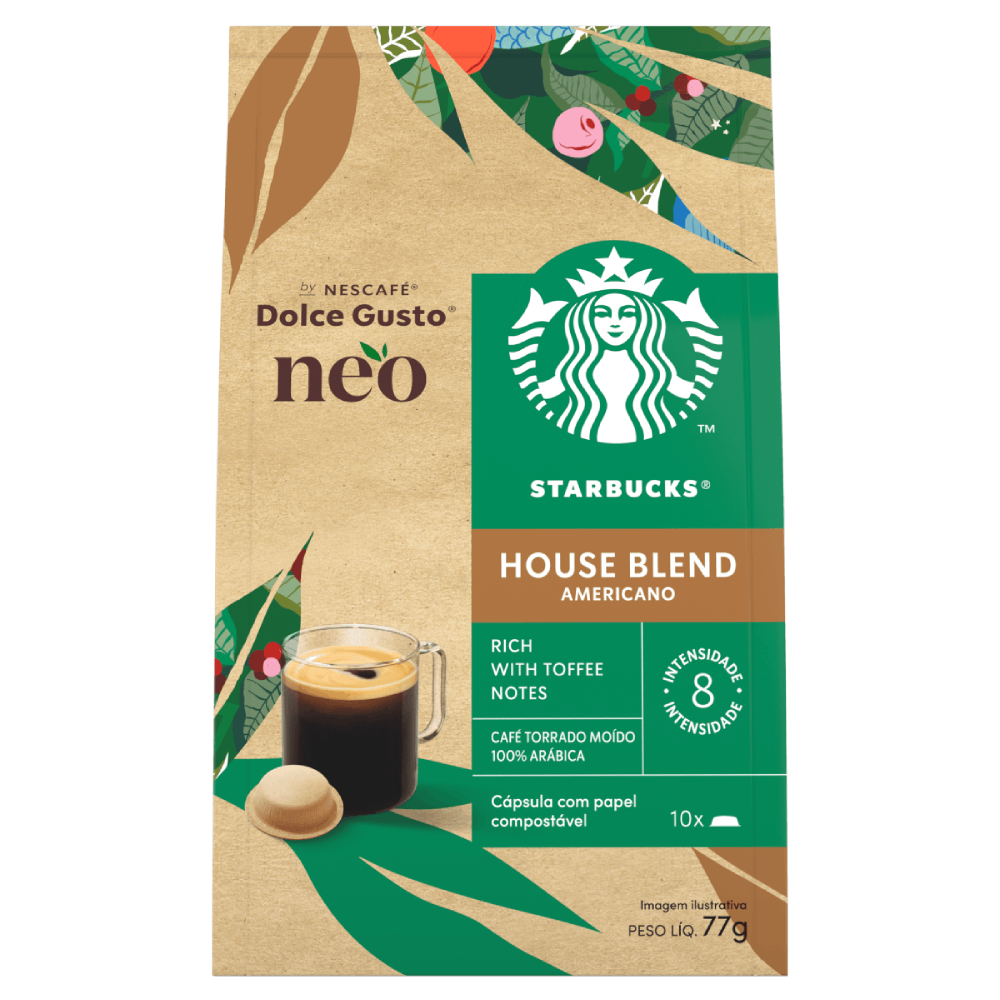 NEO Starbucks® Americano House Blend 10 Cápsulas