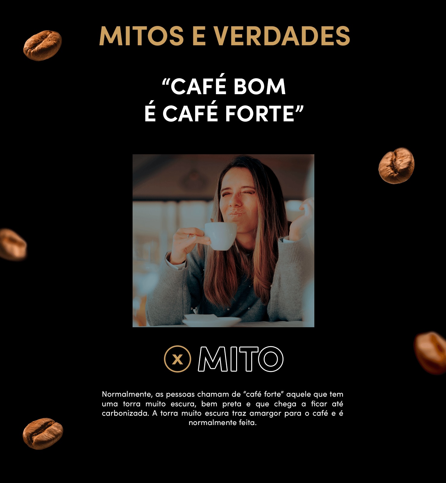 Mitos e verdades - "Café bom é café forte" | MITO